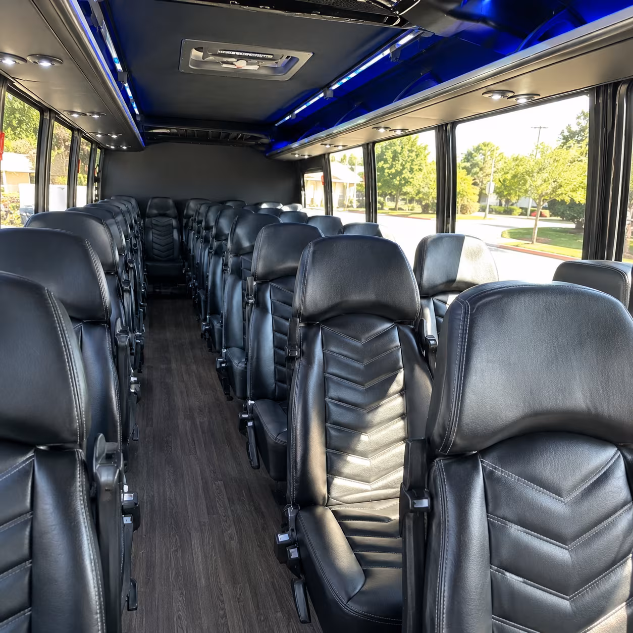 fontana timely charter buses for fontana wedding guests