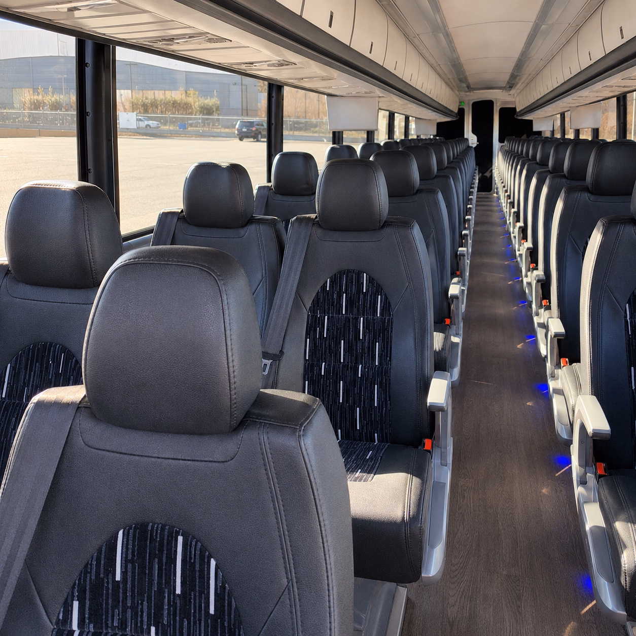 indio corporate event transportation onboard seating