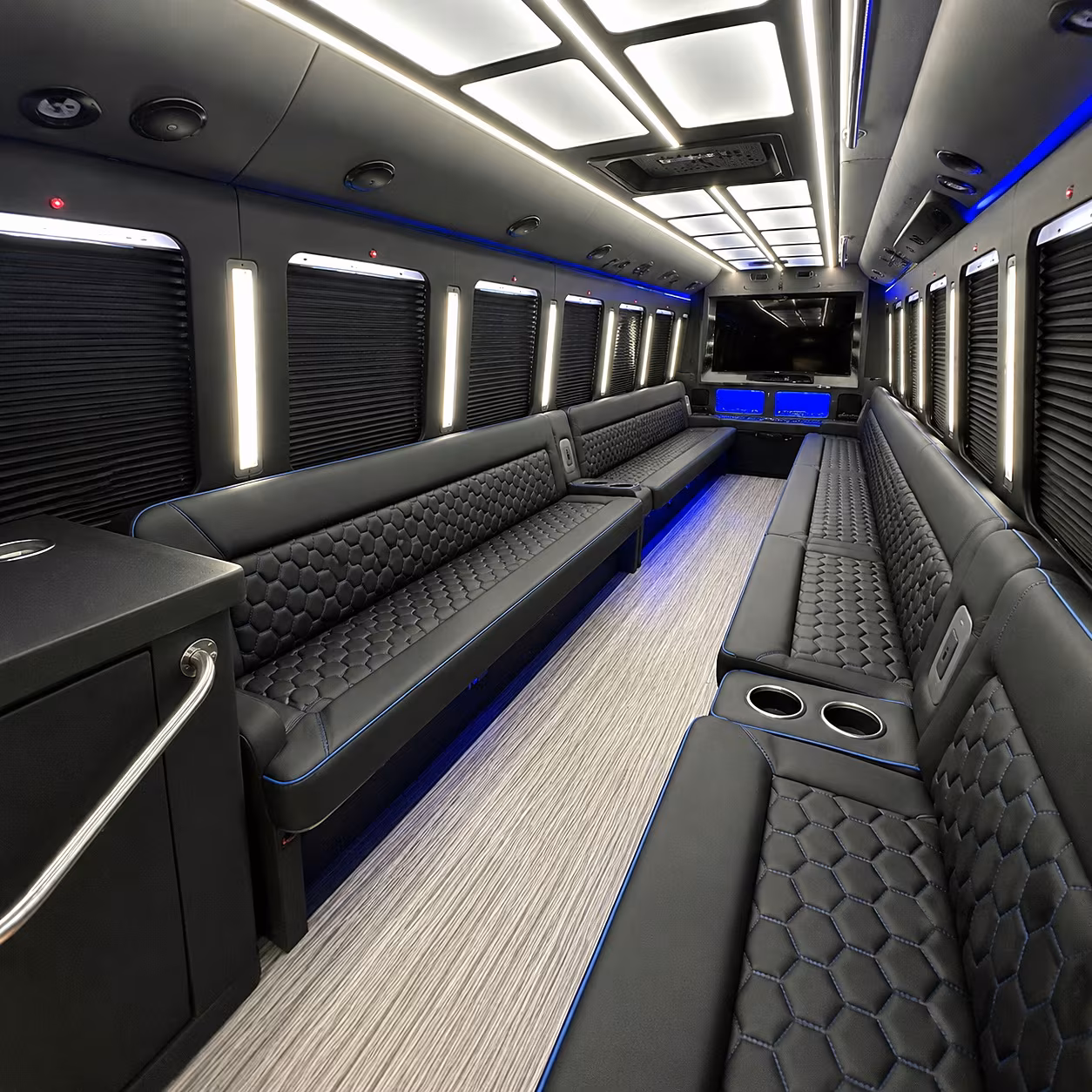 indio party bus rentals inside