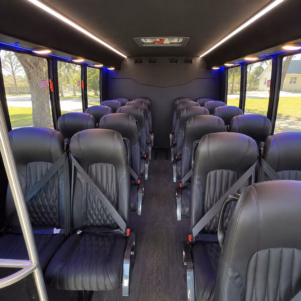 indio religious group transportation onboard seating