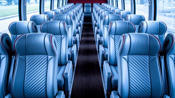 50 passenger charter bus interior