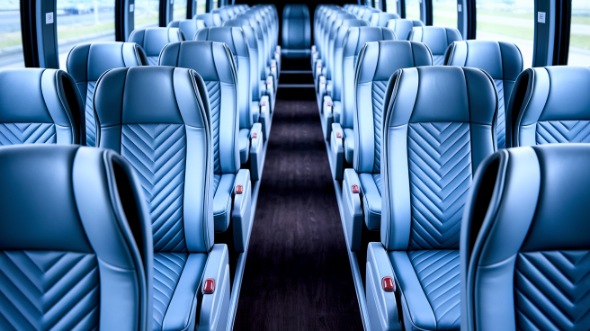 55 passenger charter bus interior