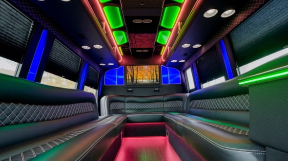 sprinter limo rental interior
